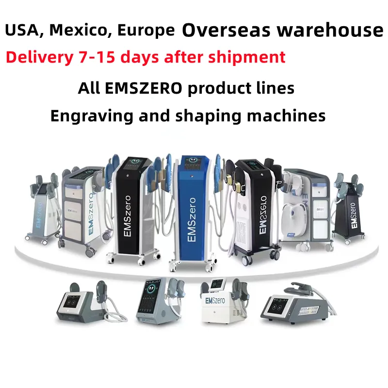 Emszero All Products Series Shaping Buttocks Machine Muskelstimulator Body Shaping Massage Equipment 2/4/5 Handle EMS RF
