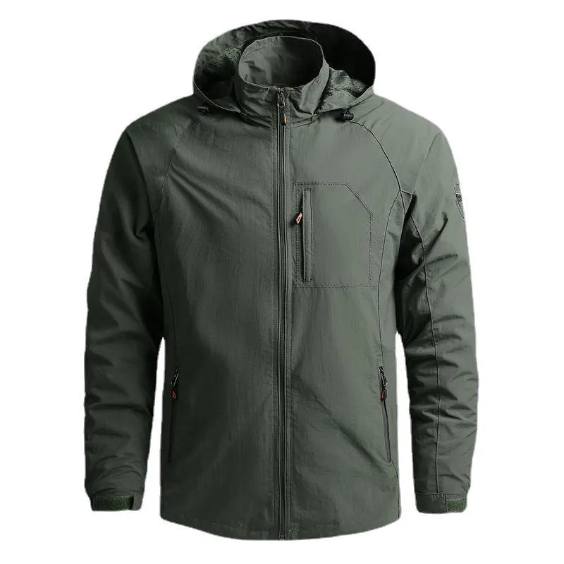 Chaquetas militares rompevientos para hombre, ropa de abrigo para hombre, abrigo táctico impermeable para piloto, Sudadera con capucha, ropa del ejército de caza