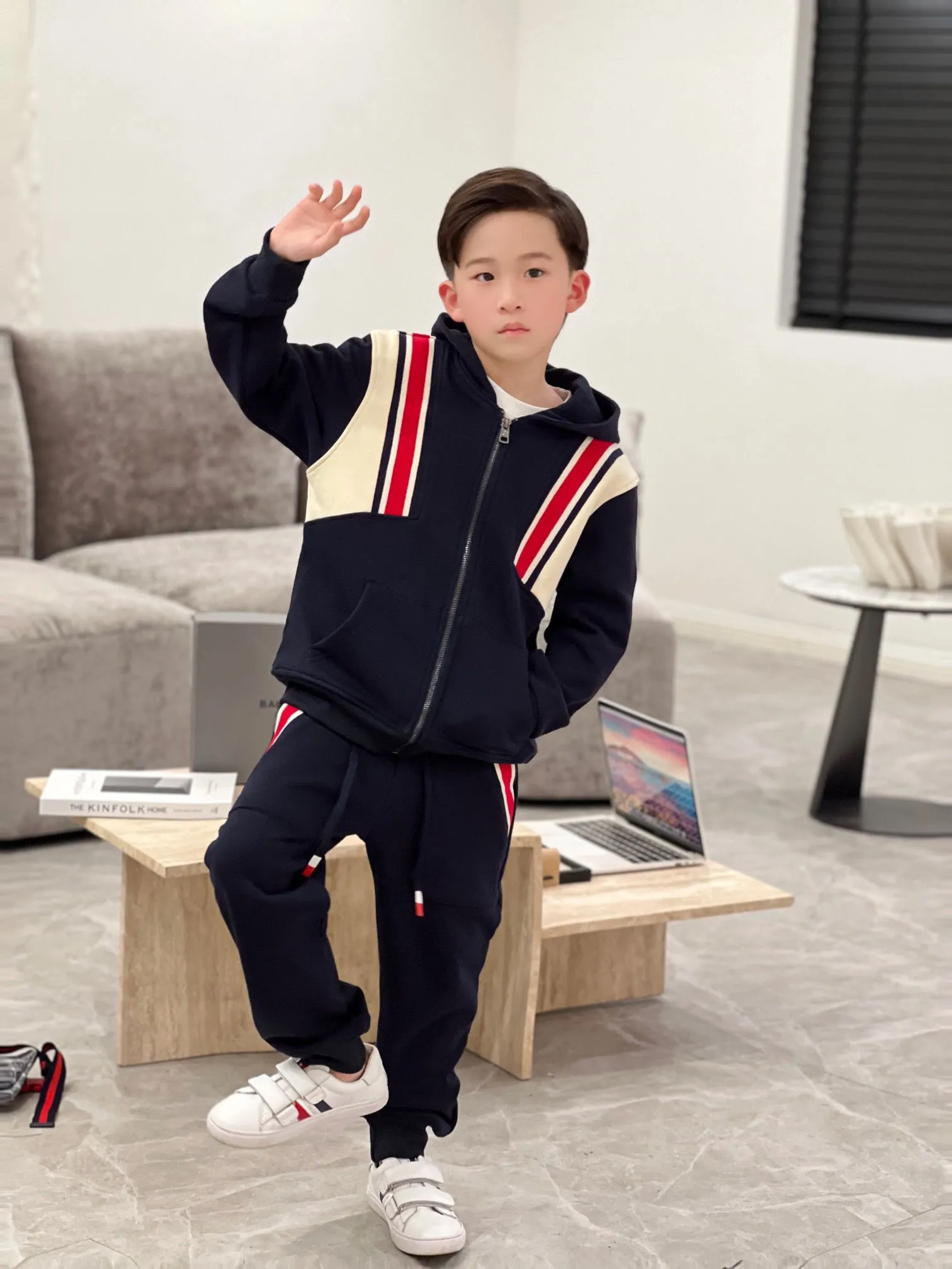 toddler Spring and Autumn girls clothing sets boys Tracksuit jackets Pants 2pcs Children sport Outfits toddler kids suit set
