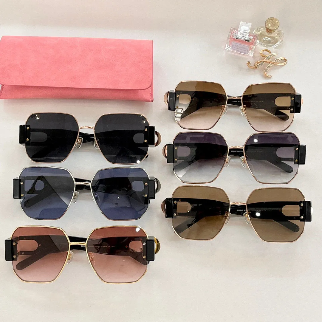 Herren-Sonnenbrille für Damen, neueste Mode, Sonnenbrille, Herren-Sonnenbrille, Gafas de Sol, Glas, UV400-Linse, mit zufällig passender Box 2566