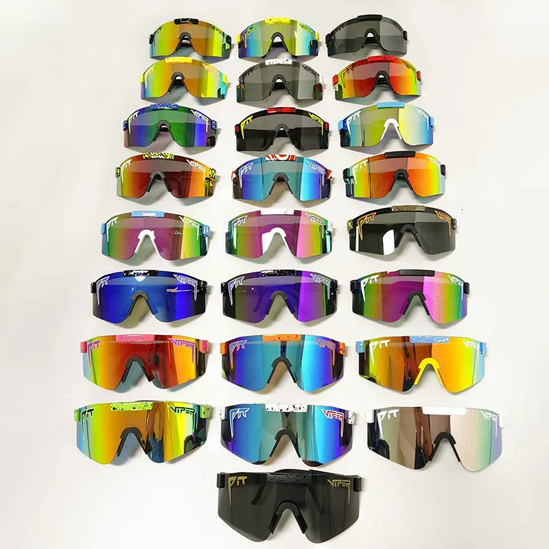 Уличные очки Viper Originals Двойные широкие поляризованные солнцезащитные очки для мужчин и женщин Tr90 Frame Ветрозащитные спортивные очки Уличные солнцезащитные очки UV400 230217