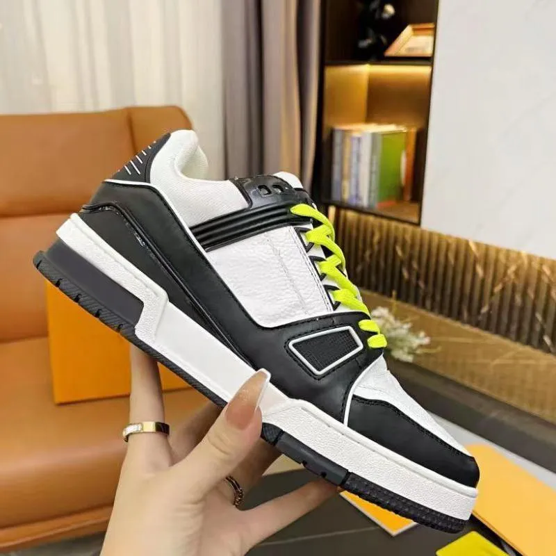 Casual Shoes Lace-Up Sneaker Running Trainers Gym Sneakers Thick Soled Women Travel Leather Fashion Lady Designer Letters Platform Suede 100% Cowhide Large Size 36-45