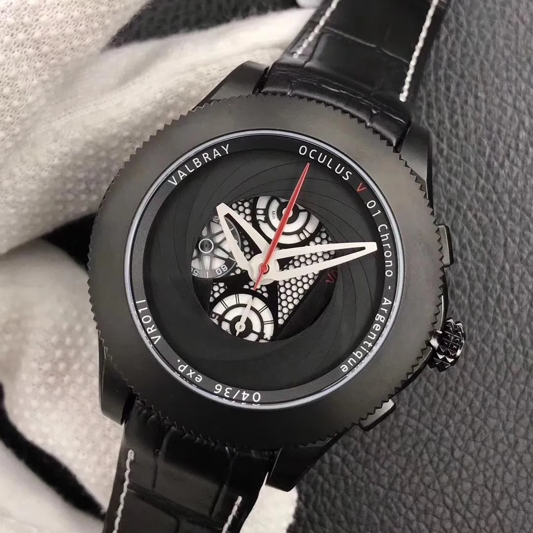 46 mm Automatyczne 7750 Chronograph Stopwatch Stray Watch Cool Designer Sapphire Waterproof
