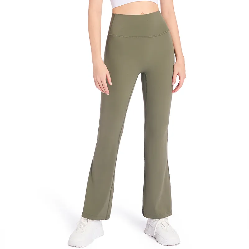 Womens Bootcut Yoga Pants With Tummy Control, Non See Through Gym