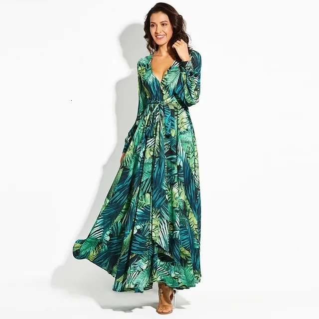 Black Maxi Long Casual Dress Styles Midi Dress Summer Dresses Spring Long  Sleeve Dresses Floral Prints