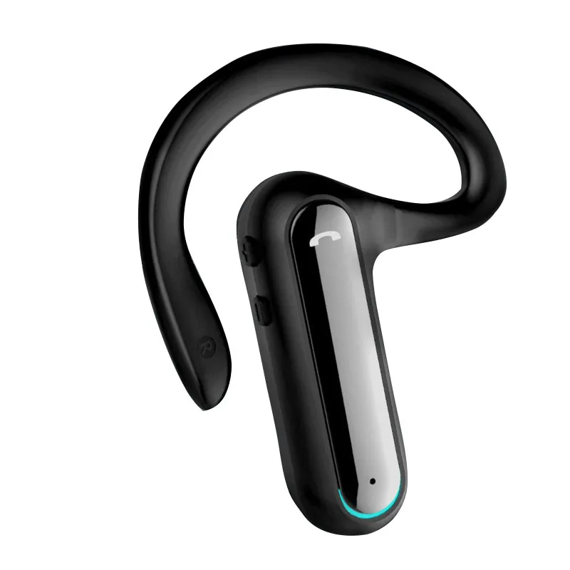 Écouteurs de téléphone portable à conduction osseuse Écouteurs Tour d'oreille Simple Pas dans l'oreille Sport sans fil Bluetooth Casque mains libres pour IOS Android Apple Samsung Smart Phone