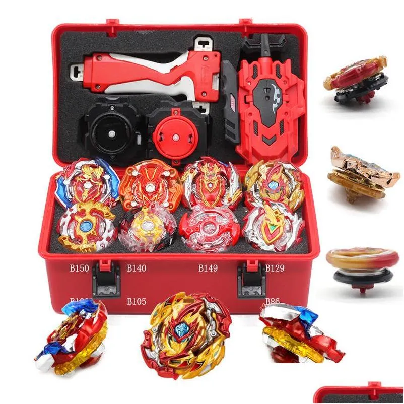 Spinning Top Beyblade Burst Revive Phoenix 10 Fr Atasan Fusi Logam Dengan Launcher Dan Setelan Pegangan Arena 220616 Drop Delivery T DHS1S