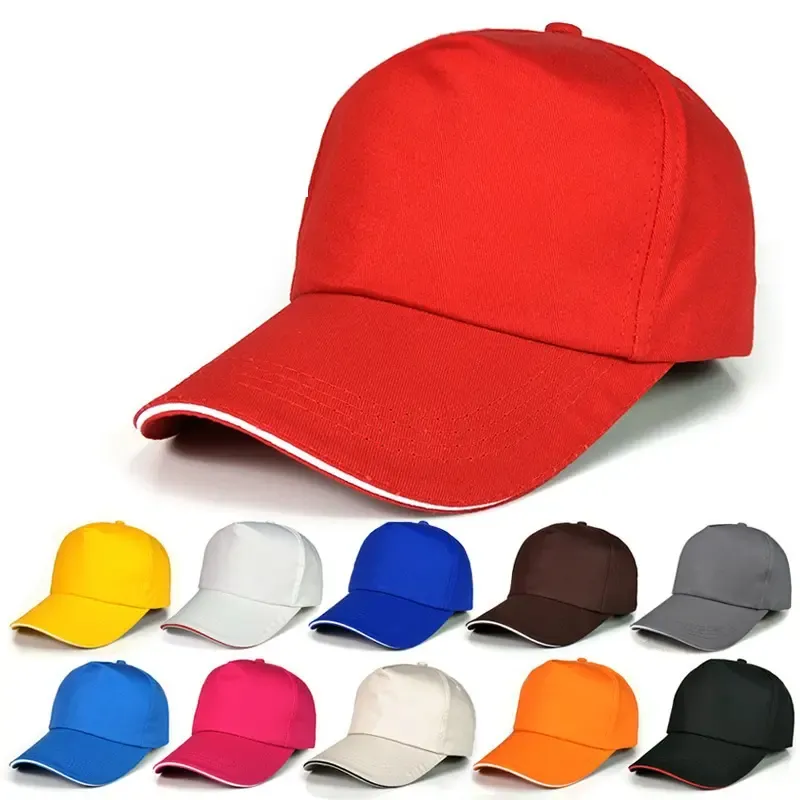 Berretto da baseball all'aperto con visiera regolabile, tinta unita, tinta unita, protezione solare, estate, cappello da papà, berretto con visiera XDJ001