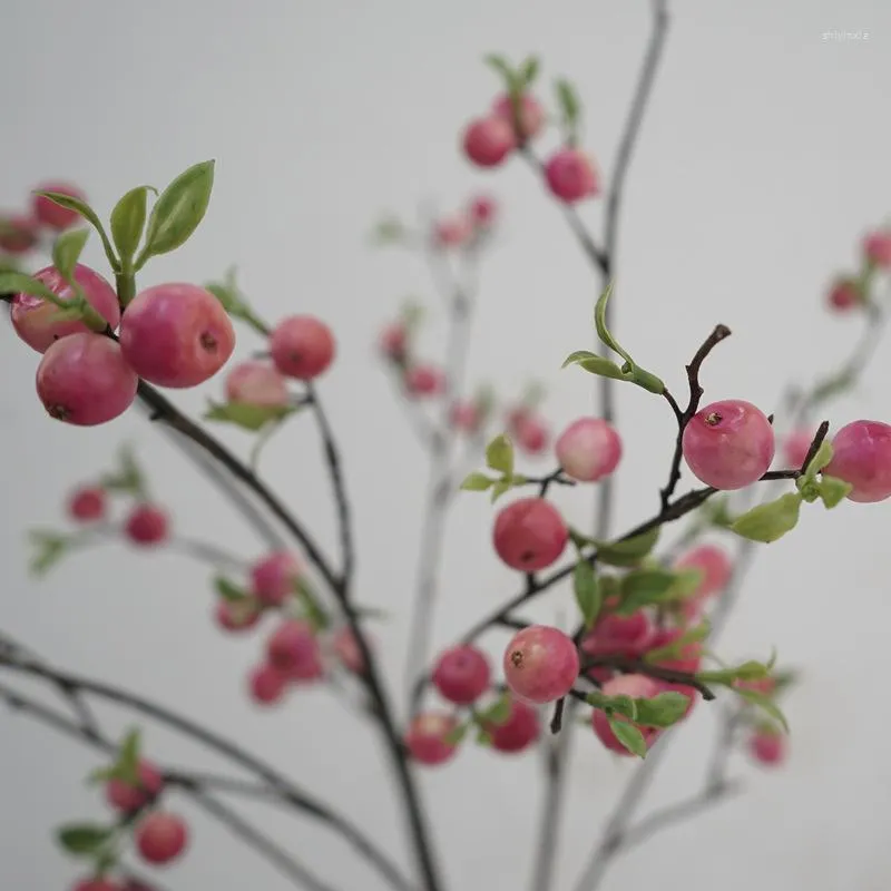 Dekorative Blumen, künstliche kleine Früchte, Apfelbaum, Topfpflanze, gefälschte Bonsai-Pflanzen, Tischdekoration, Kiefer, Büro, El, Hausgarten