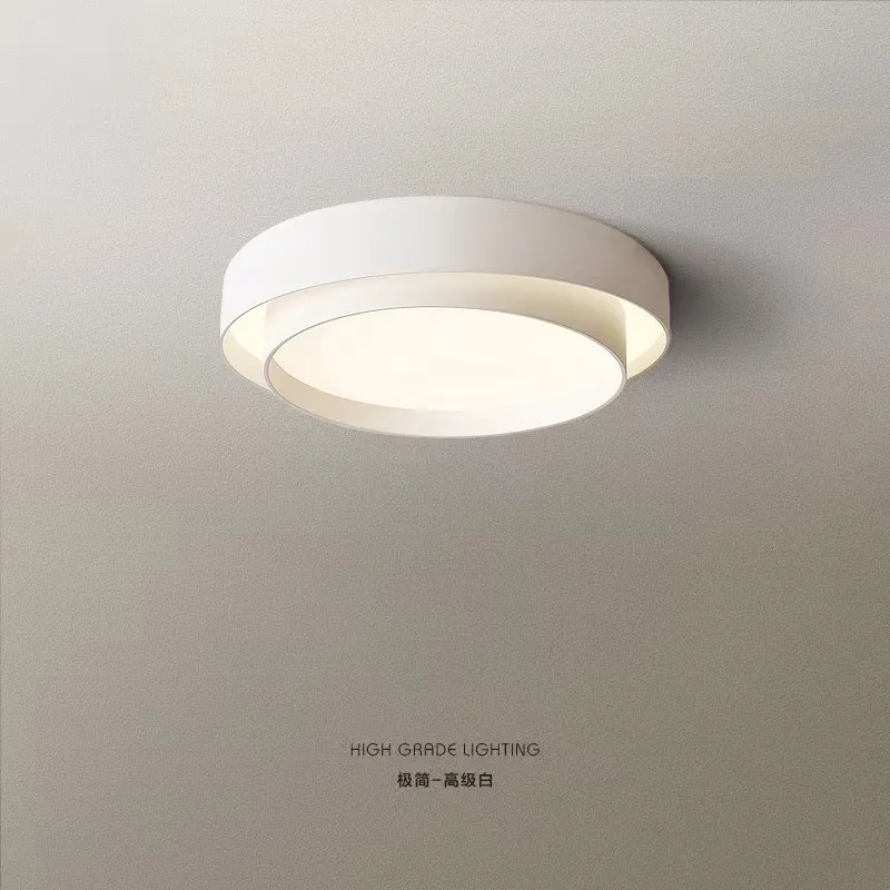 Lampada da soffitto minimalista semplice atmosfera moderna Lampade nordiche soggiorno lampada a led creativa lampada da camera da letto principale studio rotondo