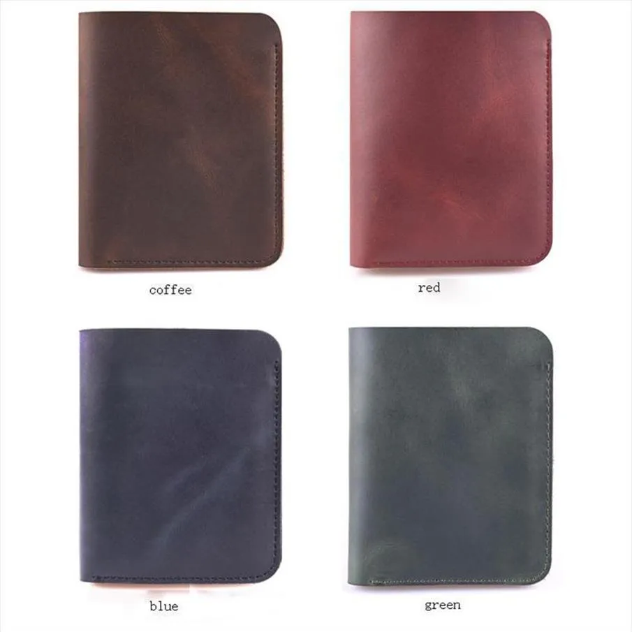 Vintage Men Leather Wallet Designer Purse Pengar ingen blixtl￥spl￥nbok f￶r kreditkort Manlig kort Slim Purse Perse Portfolio M252M