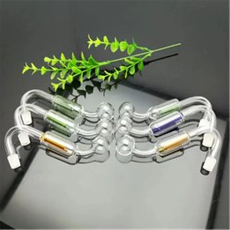 Double filtering pot Wholesale bongs Oil Burner Glass Pipes Water Pipes Glass Pipe Oil Rigs