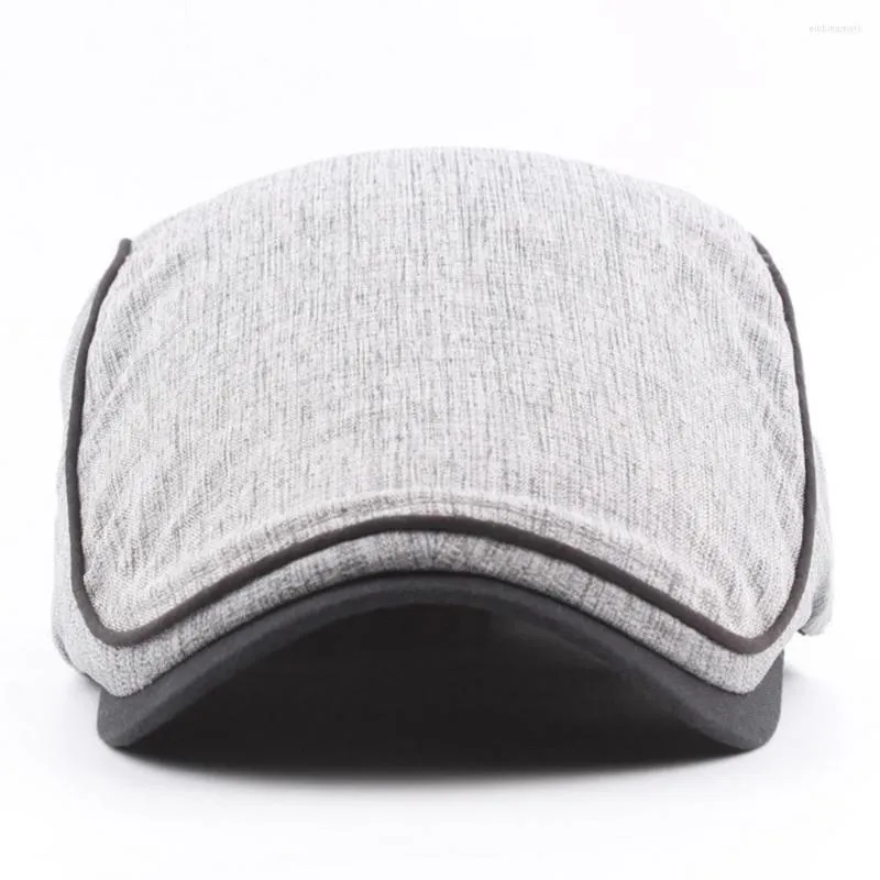 Berets Summer Men/Women Duckbill Baseball Cap Outdoor Sports verstelbare baret hoed Frankrijk Flat Visor Accessories