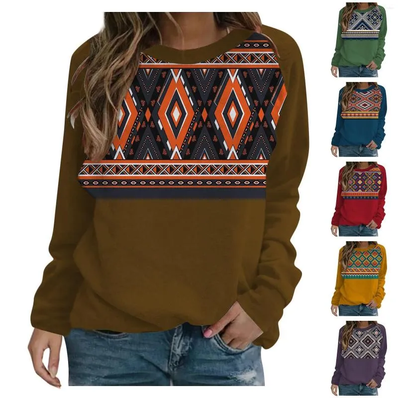 Kvinnor BLOUSES PATCHWORK SHIRT O-NECK Långärmning Vinter Kvinnor År och toppar Fashion Plus Size Conuntos Feminino Elegante