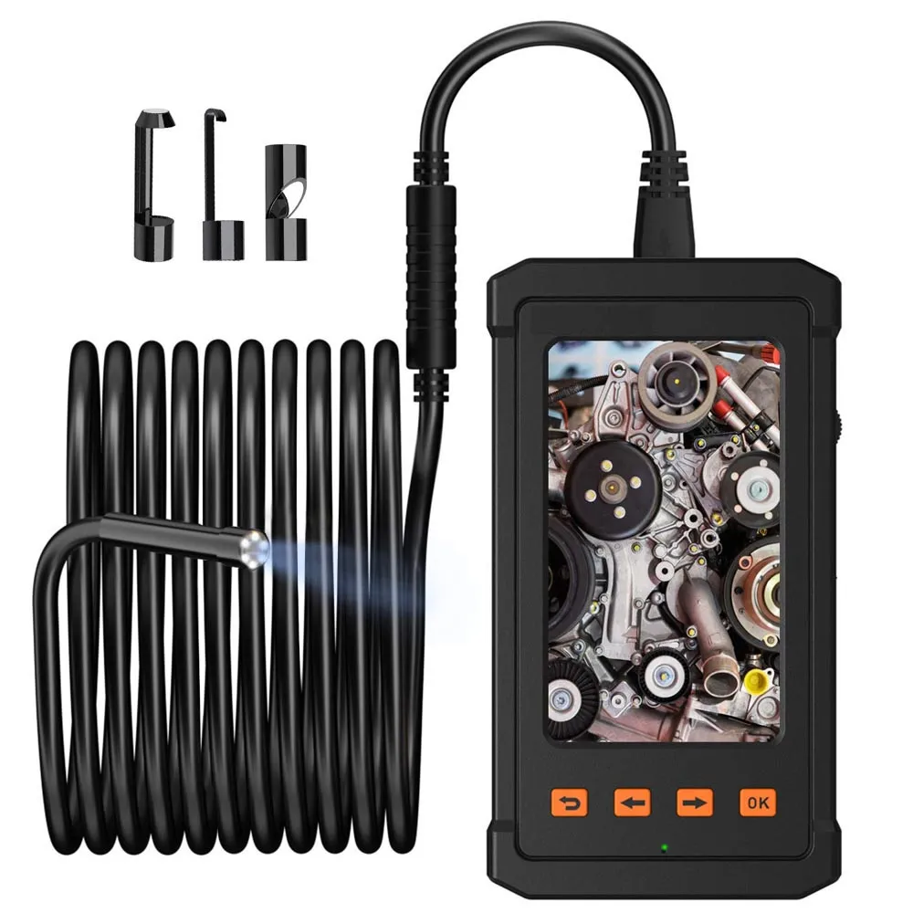 15 متر طول الكابل المنظار الصناعي 1080p HD 4.3inch شاشة LCD 2800MAH بطارية باهظة BORESCOPE IP67 كاميرا التفتيش المقاومة للماء مع 6 مصابيح LED PQ305