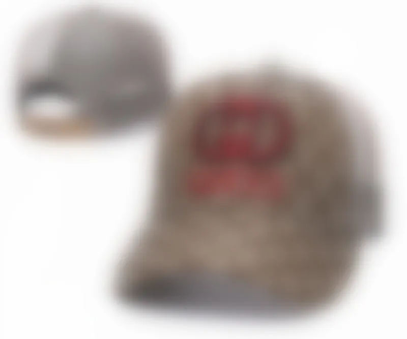 2023 Мужские и женские дизайнеры Casquette Sports Denim Ruped Ball Caps Solid Color B Письмо на открытом воздухе шляпы N16