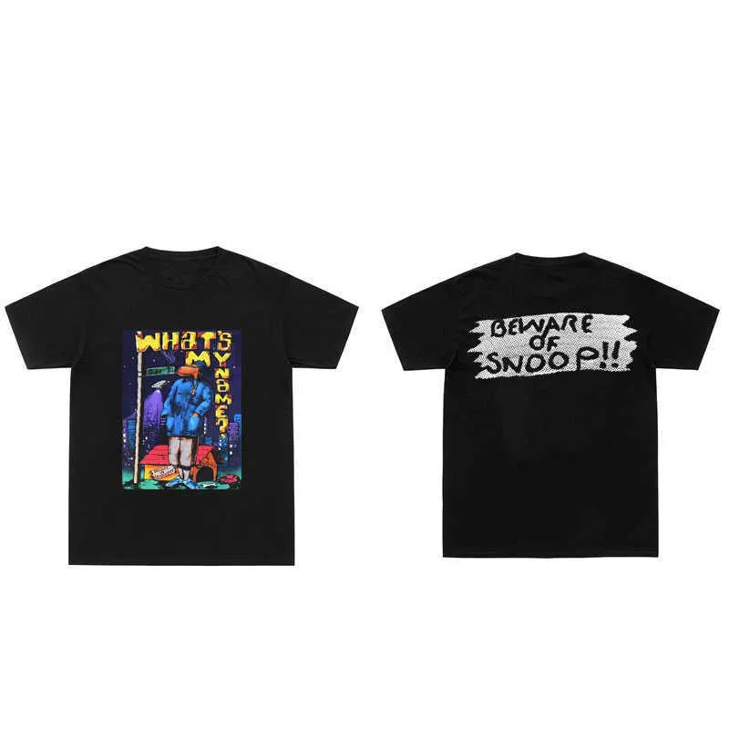 T-shirts voor heren rapper Snoop Doggy Dogg Print T-shirt Hoge kwaliteit Men vrouwen Casual katoen t-shirt hiphop trend tee mode creativiteit t shirts j230217