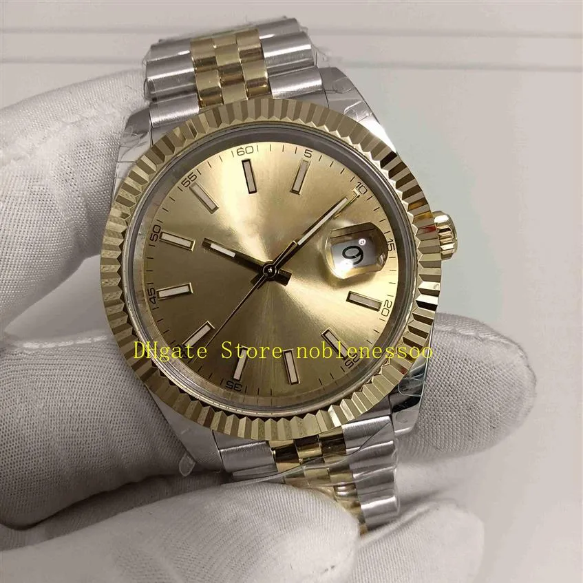 17 Kolor Real PO Super Vs Factory Cal 3235 Automatyczne zegarek Męski 41 mm 126333 904L Steel żółty złoty szampan 126334 2478