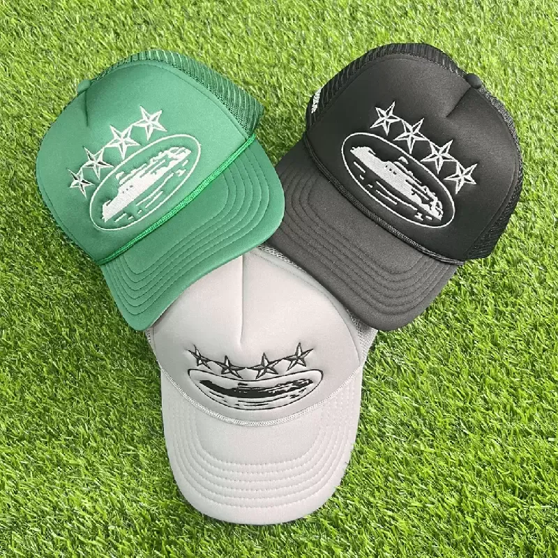 Embroidered Trucker Hat Canvas Snapback Adjustable Unisex Retro Y2K s-l400.jpg main image 3