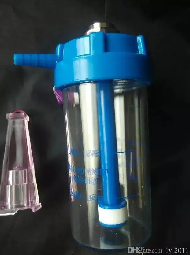 Rauchpfeifen aus neuem Acrylkessel Großhandel Glasbongs Ölbrenner Glaswasserpfeifen Bohrinseln Raucherinseln