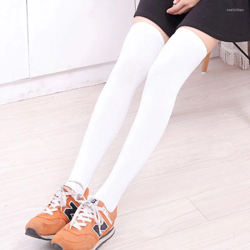 Women Socks Lolita Striped Cotton Stockings Funny Christmas Gifts Sexy Thigh High Knitting Long Cute Over Knee For Girls Mujer