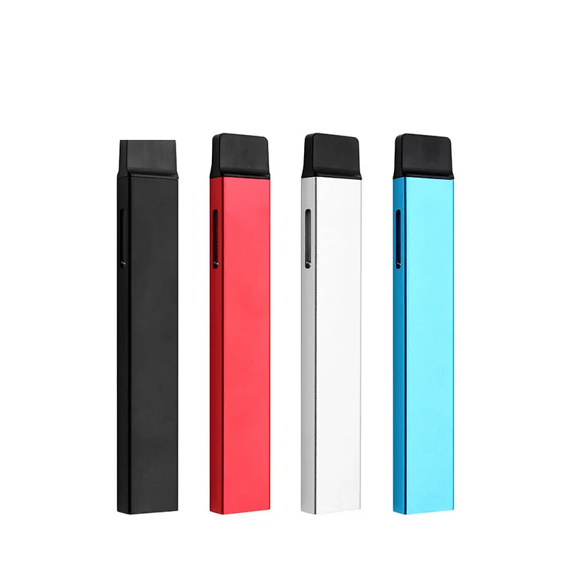 Delta 8 Pen Disposable Empty Vape Pen Thick Oil Anti-clogging Visible Cartridge Vaporizer Pen with Rechargeable Battery