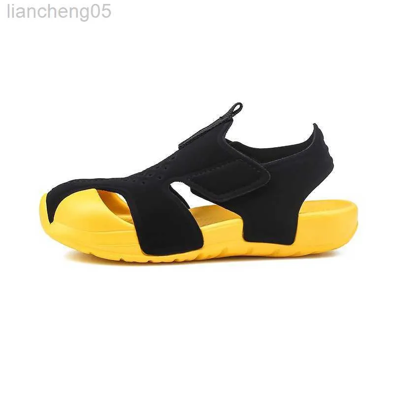 Sandali bambini moda estiva sandali aereo scarpe estate nuove scarpe da spiaggia per bambini ragazzi e ragazze sandali super leggeri W0217