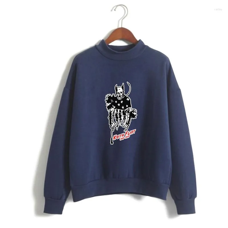 Felpe con cappuccio da uomo Collo alto R.I.P Flint Moda Hip Hop Uomo Donna Felpe senza cappuccio Casual Pullover con cappuccio a maniche lunghe Taglie forti