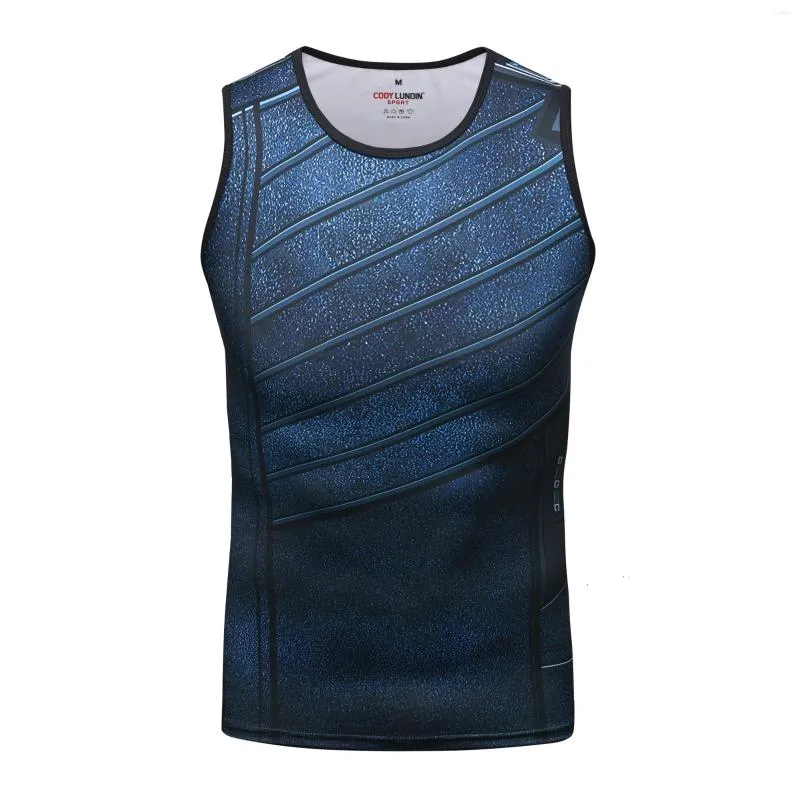 Erkek Tank Tops Fabrika Tam Dijital Baskı Gömlek 3D Top Sport Sıkıştırma Tasarımı