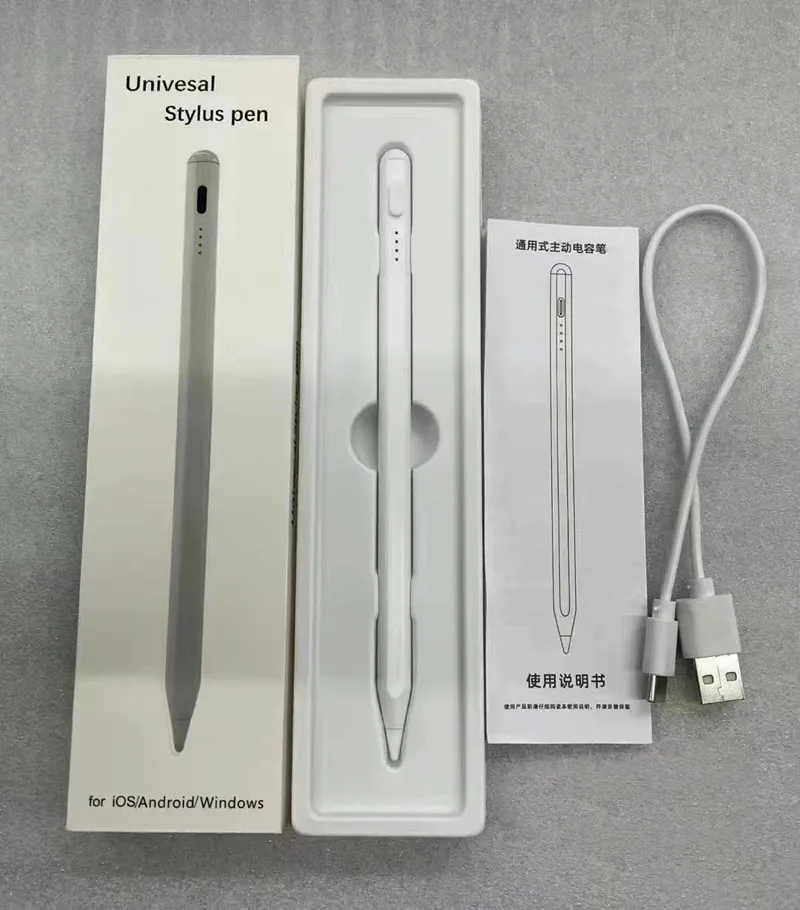 ユニバーサルスタイラス鉛筆 Android Windows iPad 用 iPhone Apple Pencil タッチペン鉛筆 iPad Pro 7th 8th 9th Generation mini 5 6 Air 3 4 5 10.9 パームリジェクション