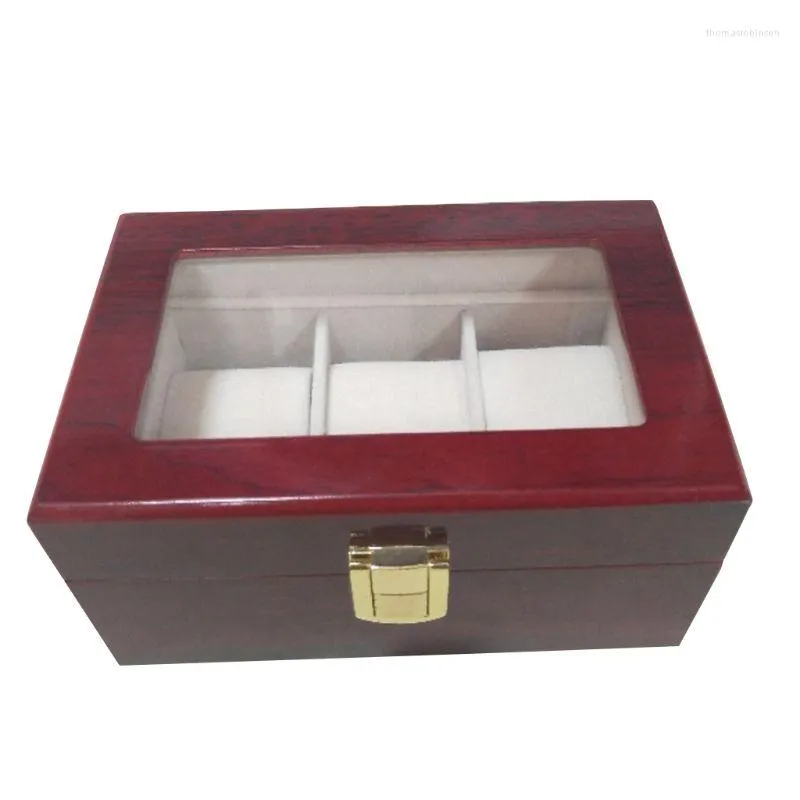 Watch Boxes (1 Piece) 3-bit Red Storage Box