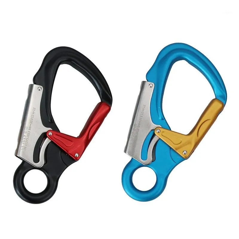 Climbing Auto Locking Clip Heavy Duty Carabiner Safety Lock Camping Hook Buckle For Outdoor Rock Mountaineering Cords Slings And Webbing1