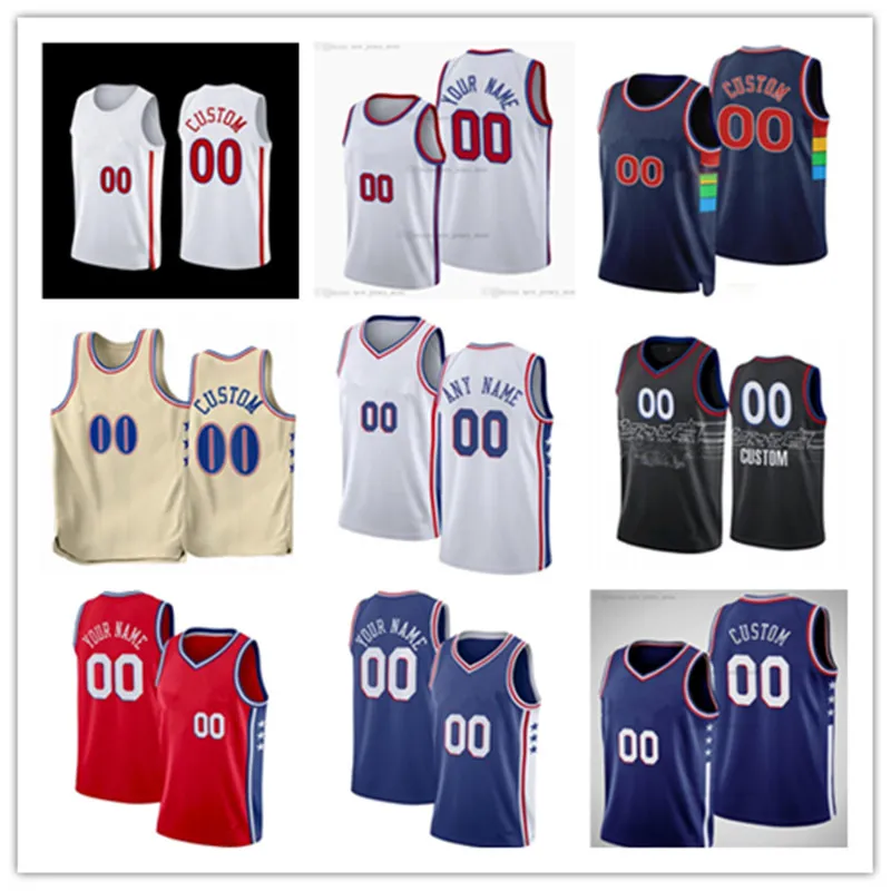 Menina de camisa personalizada Juventude Joel Philadelphias Embiid James 1 Harden Tyrese 76ers Maxey Tobias Harris Jalen McDaniels De'Anthony Melton Jerseys de basquete