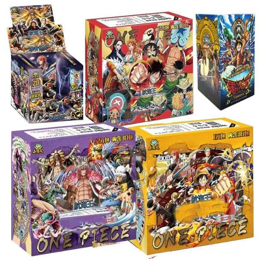 NOWOŚĆ 100-180PCS Japońskie anime Luffy Zoro Nami Usopp Franky Collections Gra karciowa bitowa karta