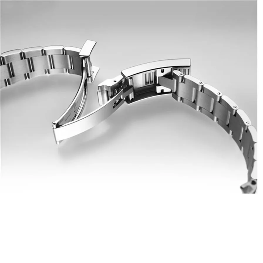 Correa de 20mm ajustable Glidelock de acero inoxidable de alta calidad para reloj, pulsera con cierre plegable para la serie 116610, relojes secundarios, relojero accesso292x