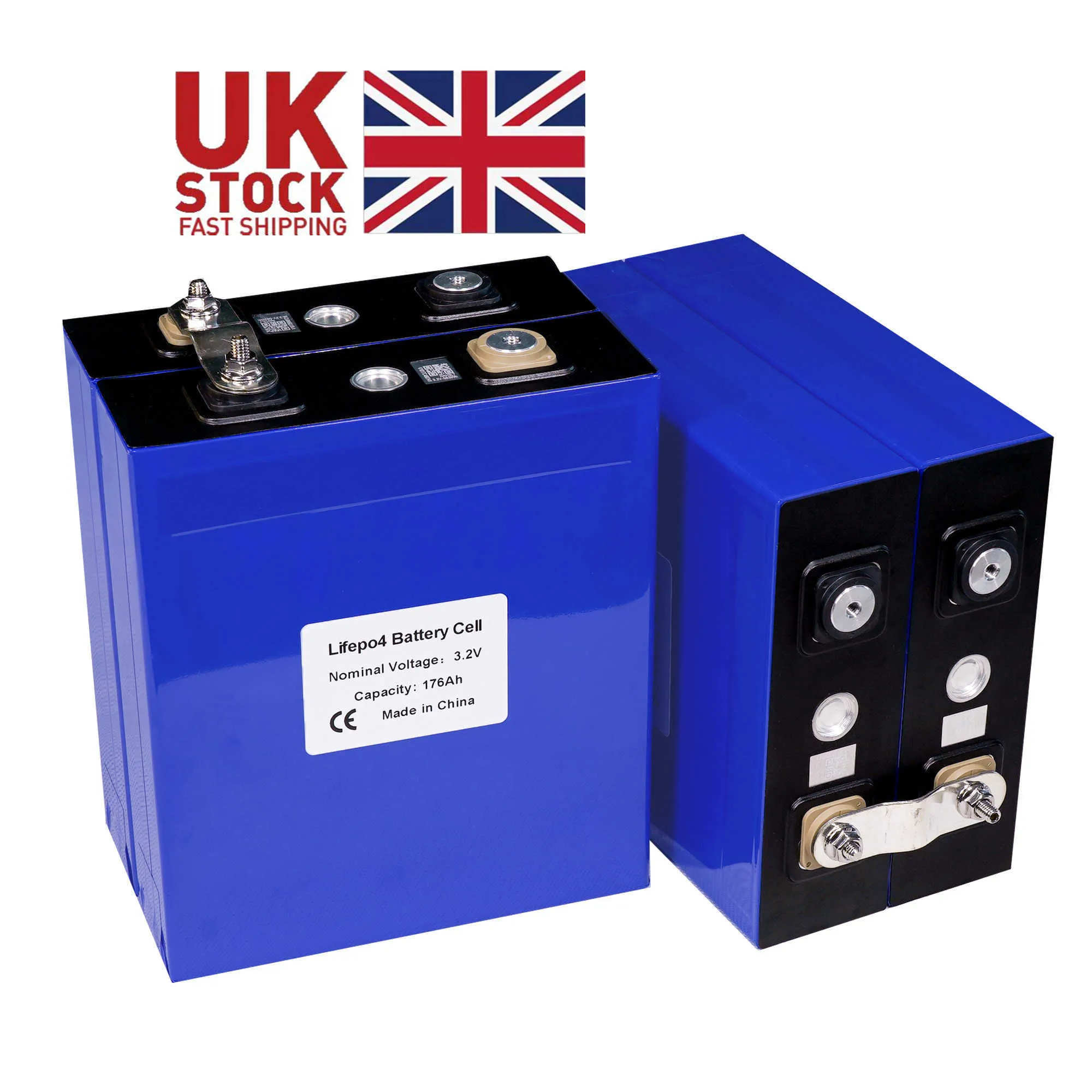 UK UE Canada USA Stock Grade A 4PCS 3,2V 280AH 176AH LifePo4 Akumulator litowo -żelazowy komórka fosforanowa 180AH Solar 24V Not 200ah