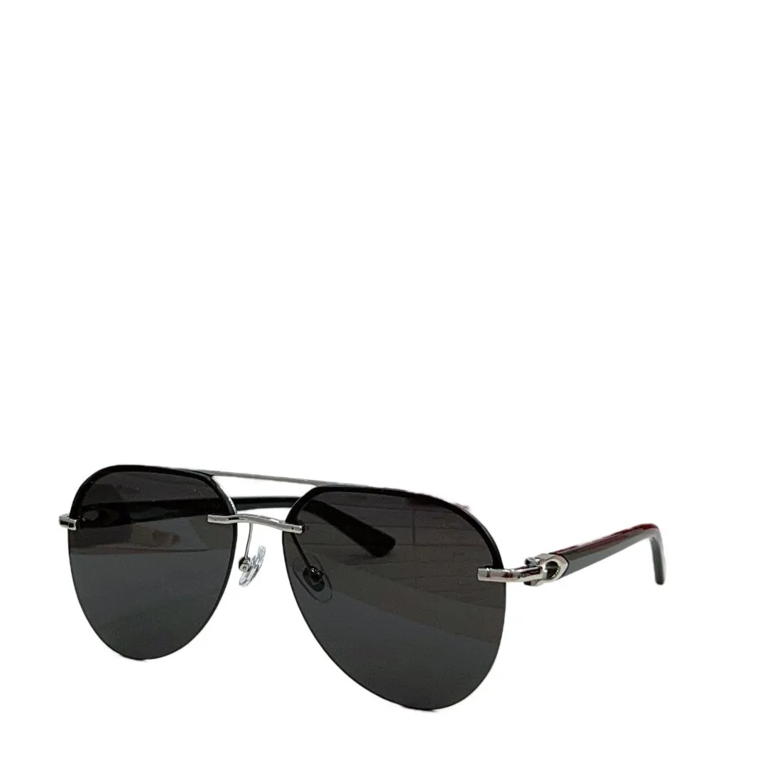 Óculos de sol femininos para homens homens de sol, estilo de moda masculina protege os olhos lentes UV400 com caixa aleatória e estojo 0275s
