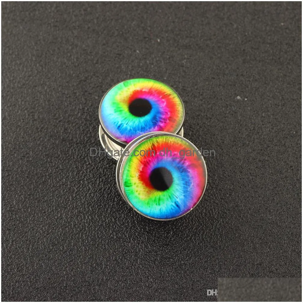 Plugs Tunnels Logo Ear Gauges Stainless Steel Flesh Screw Stretcher Piercing Expander Set Wholesale Body Jewelry 516Mm Drop Dhgarden Dhgea