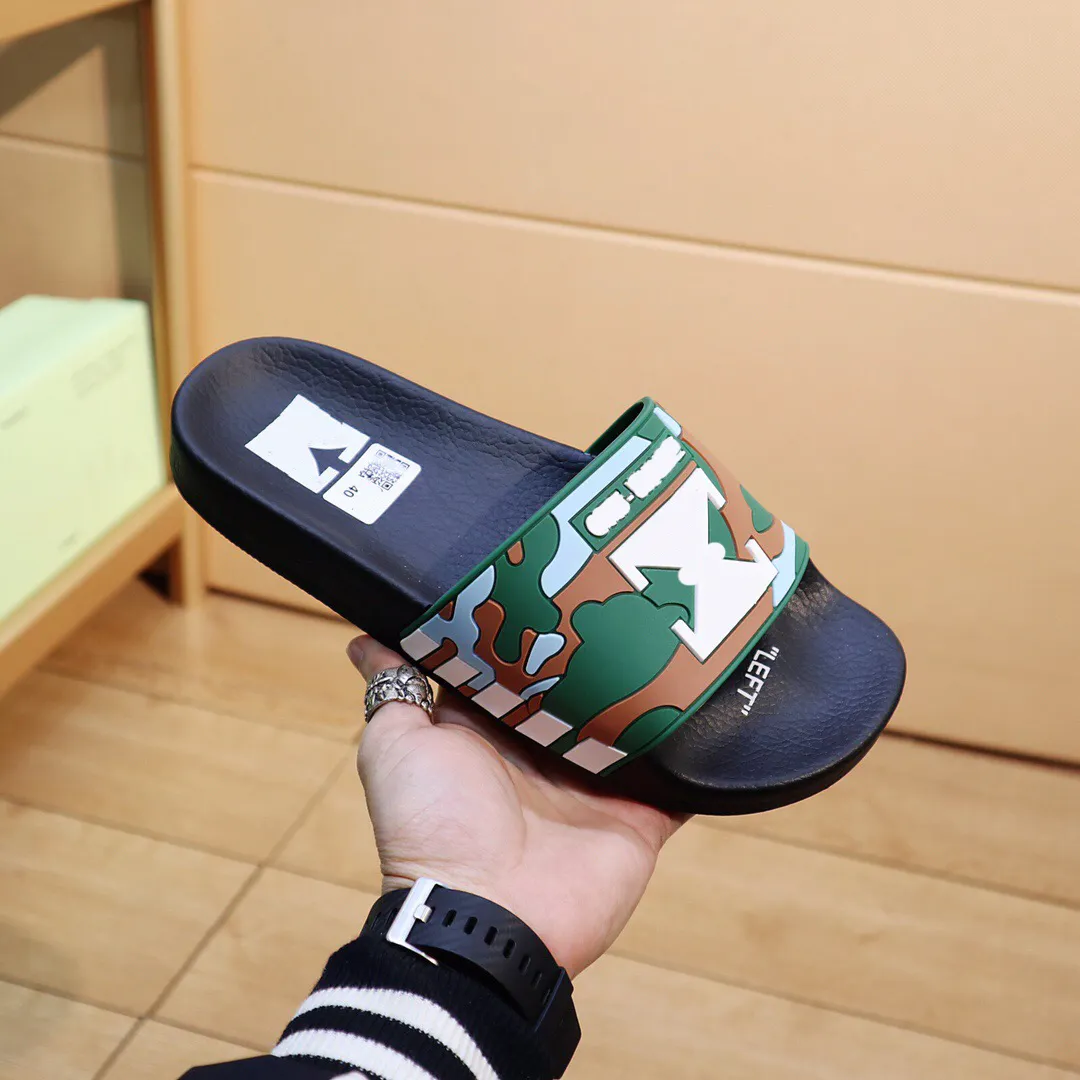 Dhgate Witte Slippers Voor Heren Dames Open Teen Scuffs Designer