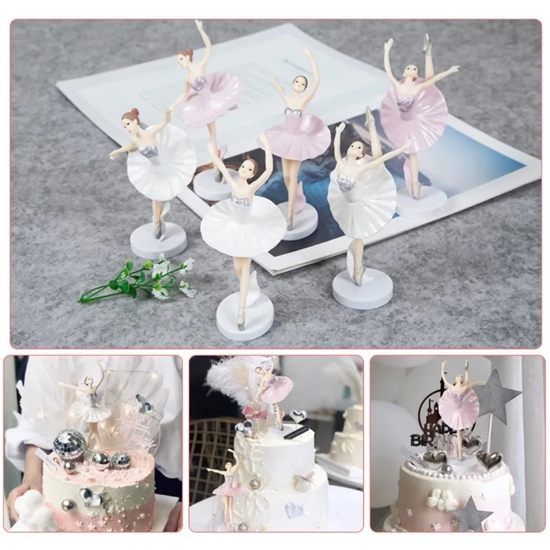 Ballett Cake Topper – Ballerina-Mädchen Zum Geburtstag
