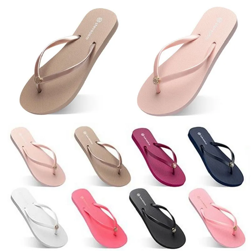 Masowe kapcie plażowe Buty Flip Flops Women Red Purple Zielony żółty pomarańczowy granatowy bule różowy sneaker