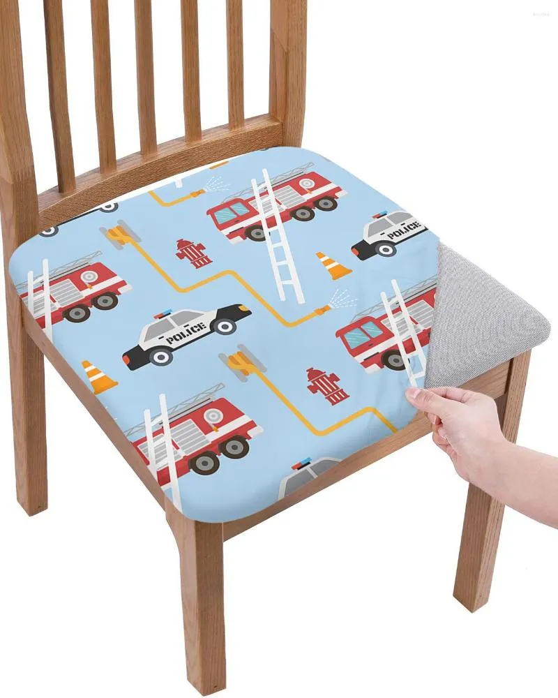 Chair Covers Toy Car Fire Truck Vehicle Cartoon Elastic Seat Cover For Slipcovers Home Protector Stretch