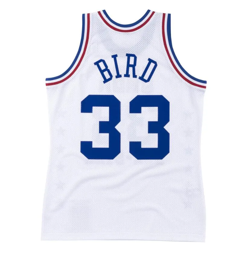 Larry Bird zszyta koszulka koszykówki S-6xl 1983 1986 All-Star Mesh Hardwoods Classics Retro Jerseys Men Men Młodzież 33