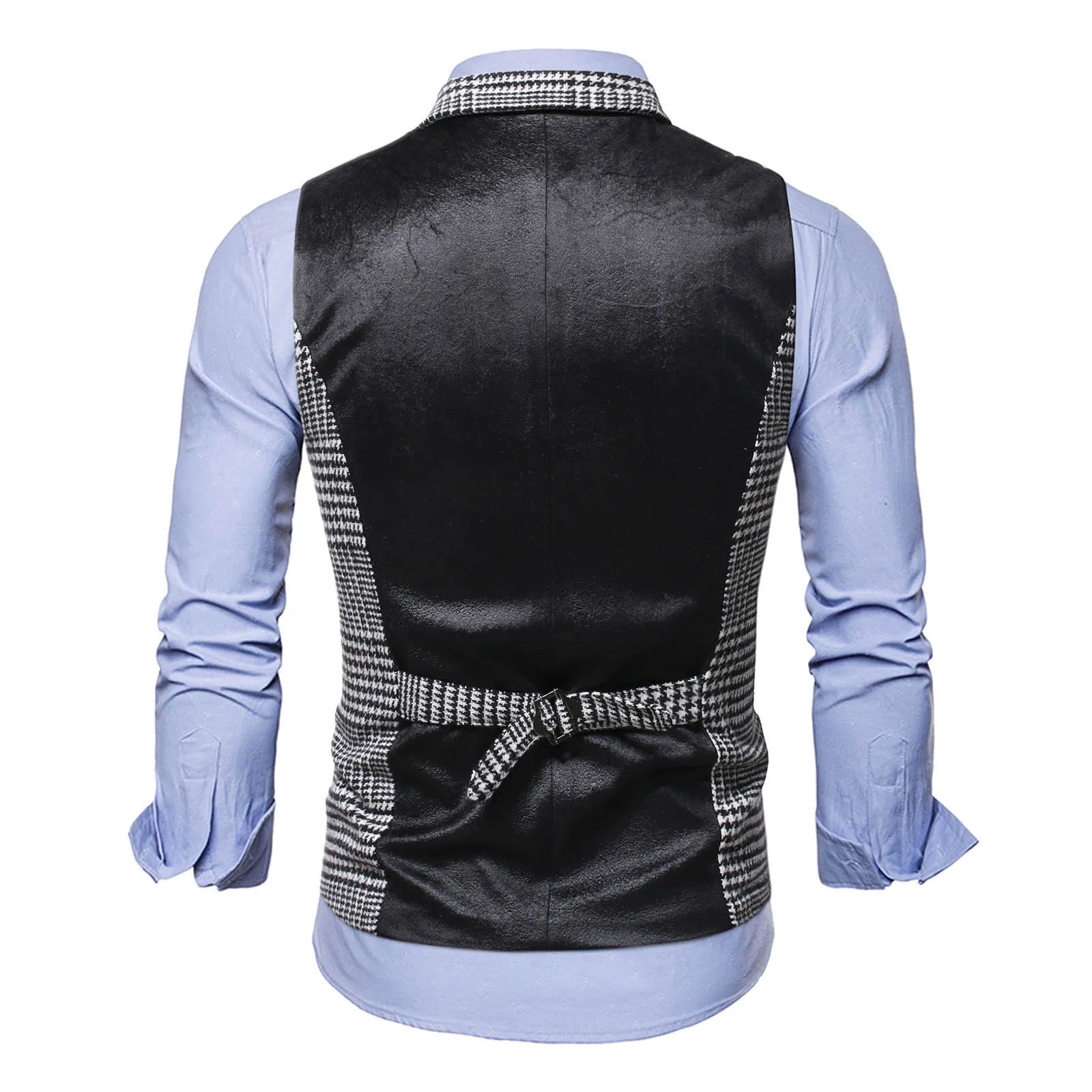 Mens Slim Fit Thin Plaid Suit Vest Waistcoat for Business and Casual Wear  from Dhgate Mens Vests - price 60.04, image size:1600x1600