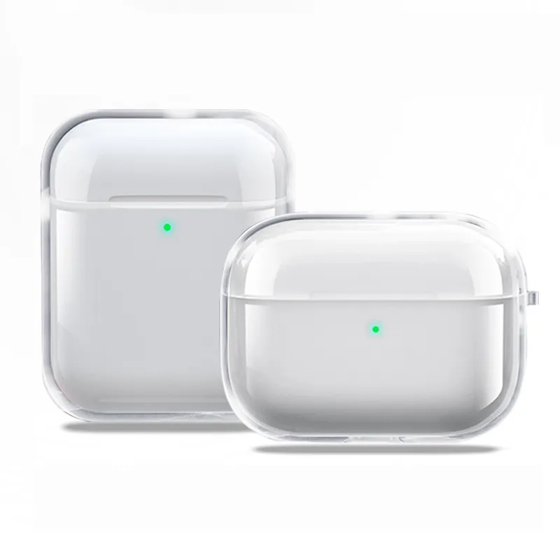 EE. UU. Stock 1-3 días Entrega la mejor calidad para Airpods pro 2 Accesorios para auriculares de segunda generación Funda protectora para auriculares de TPU sólido Estuche de carga inalámbrico