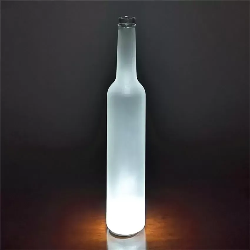 LED Lumious Bottle Stickers Coasters Lights Battery Powered LED Party Drink Cup Mat Decels Festival Nightclub Bar Party Vase Lights E3501