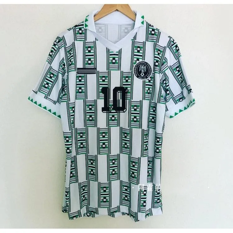 Flocage Rétro Nigeria : KANU & OKOCHA – Patch Vintage Pour Maillot De Foot