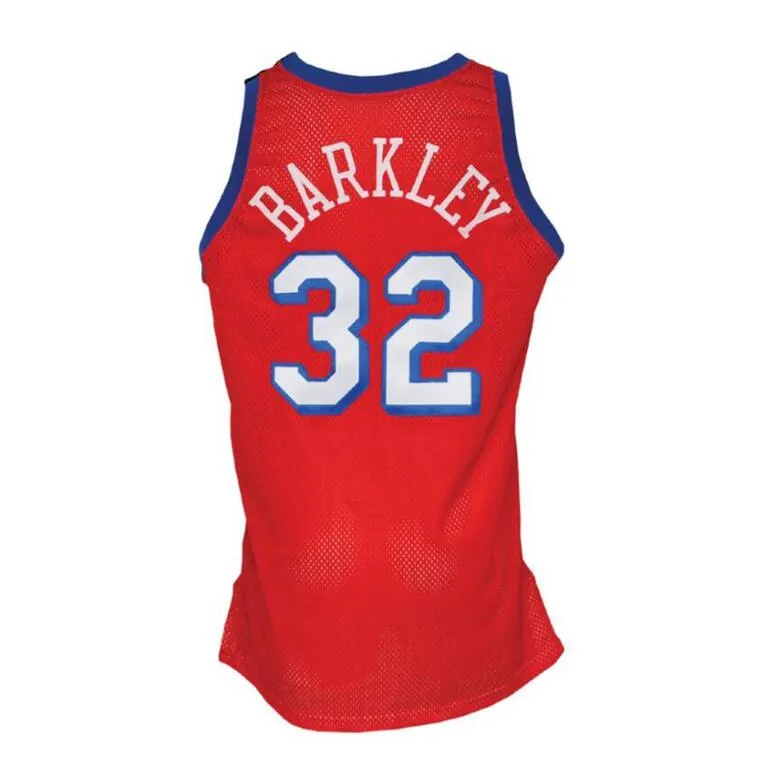 Dikişli Charles Barkley Basketbol Forması 1991-92 1988-89 Mesh Hardwoods Classics Retro Jersey Erkek Gençlik S-6XL #32 #34