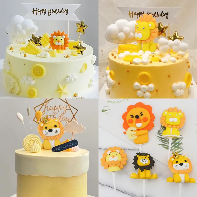 Figurines Animaux Jungle Décoration Gâteau Décoration Gâteau Figurines Animaux Jungle Décoration Gâteau Décoration Gâteau
