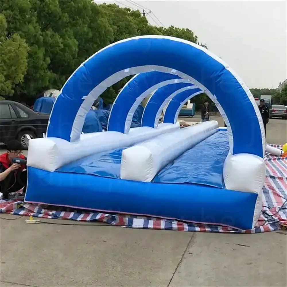 Giant Outdoor Giant Inflatible Slide The City Długie nadmuchiwana slajd poślizg letni woda zjeżdżalnia na imprezy na imprezę gorącą